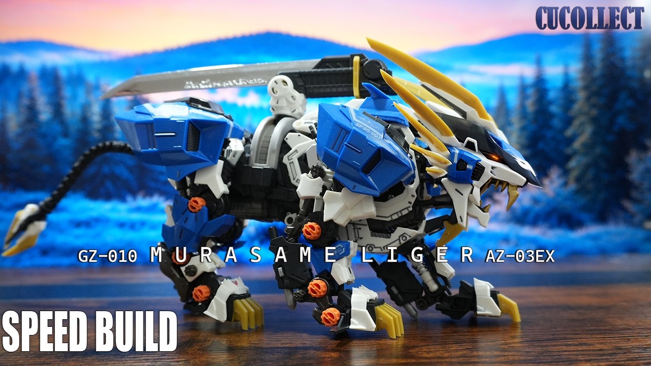 Zoids GZ-010 MURASAME LIGER AZ-03EX | Speed Build Model Kit - YouTube