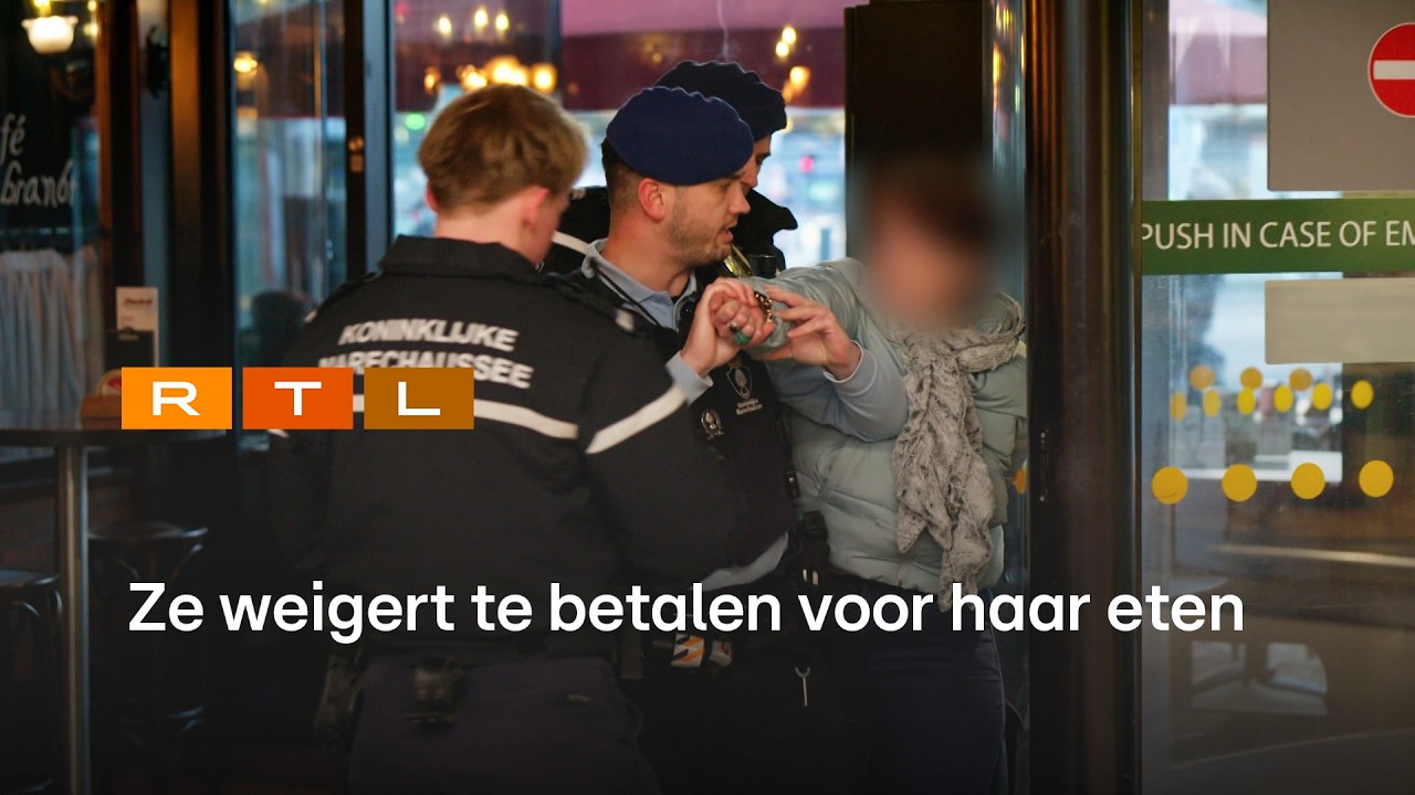 Vrouw gilt hele aankomsthal bij elkaar tijdens heftige arrestatie | Schiphol Airport