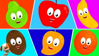 Ten Little Fruits  Learning Song & Nursery Rhymes for Toddler