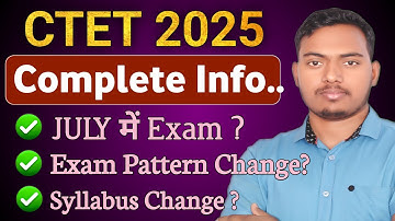 CTET Notification || CTET 2025 Notification || syllabus change || The Perfect Study || Himanshu Sir
