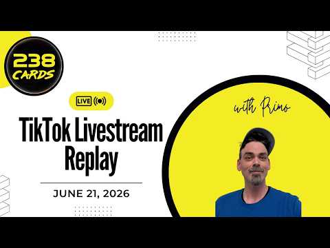 Trading Card Breaks-Streaming On TikTok