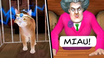 VAMOS SALVAR O GATO PROFESSORA (Scary Teacher 3D) 