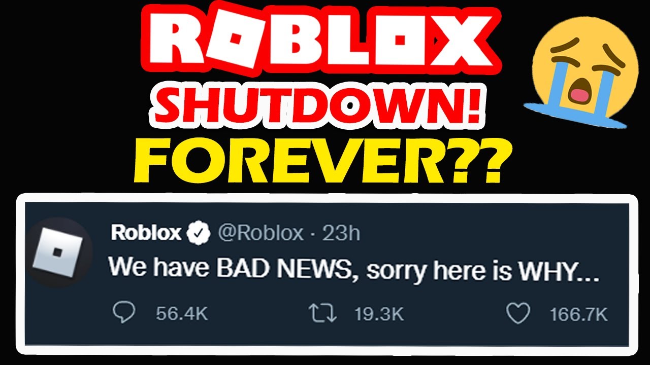 ROBLOX SHUT DOWN Forever...?? (Roblox Is Down) October 31st 2021