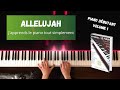 Hallelujah  japprends le piano tout simplement  volume 1