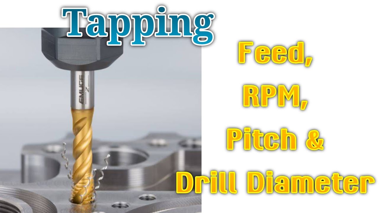 Tap ke parameter kaise nikale। how to calculate tap drill size। how to