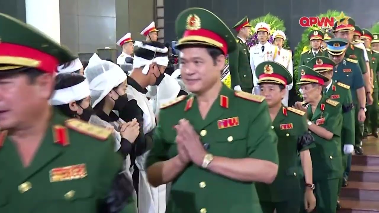 TỔ CHỨC TRỌNG THỂ LỄ TANG THƯỢNG TƯỚNG NGUYỄN CHÍ VỊNH