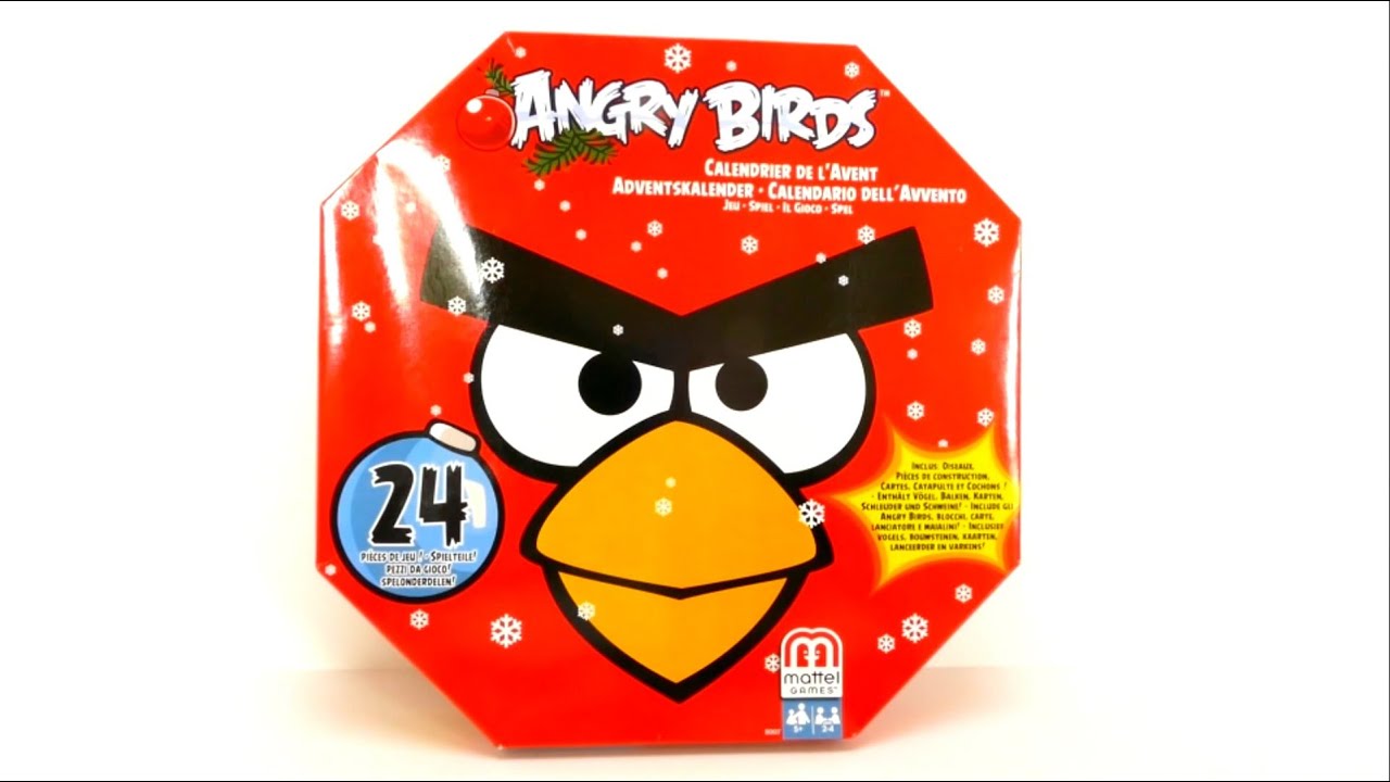 Angry Birds Advent Calendar with Toys for Christmas YouTube