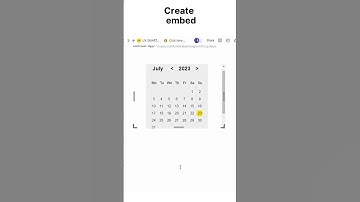 How to add calendar widget in Notion
