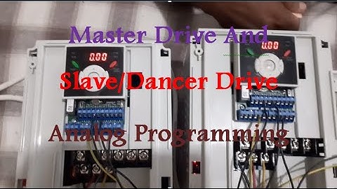 Plc Analog programming Master drive and Slave Drive programming.Skills Engineering & Automation