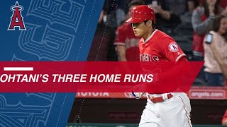 Ohtani’s trio of homers