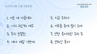 별빛교회(부산) 찬양-너는 내 아들이라/나의 피난처 예수/주의 친절한/내가 매일 기쁘게/지금 우리가/어두움 후에 빛이 오며/ 선한 목자되신 우리 주/선하신 목자
