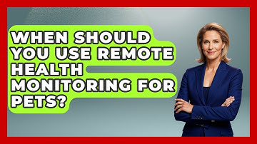 When Should You Use Remote Health Monitoring for Pets? | TeleVet Talk News