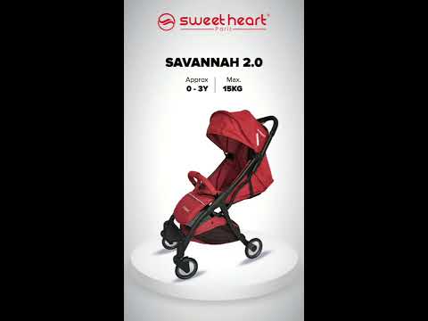 sweet heart paris compact stroller savannah