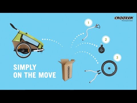 Bike trailer with Click & Crooz® system | Croozer