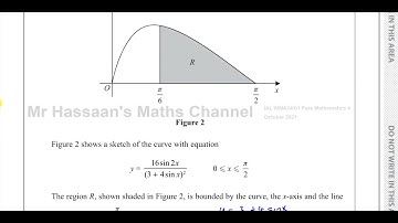WMA14 01 IAL (Edexcel) P4  Oct 2021 Q6 Integration by Substitution, Trigonometric Identities