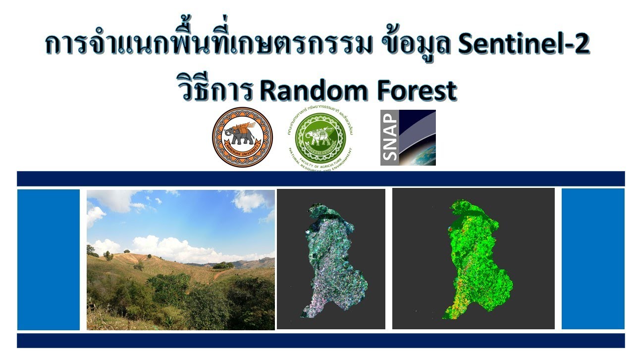 Mapping  of Crop Types การจำแนกพื้นที่เกษตรกรรม ข้อมูล Sentinel-2 วิธีการ Random Forest EP.3