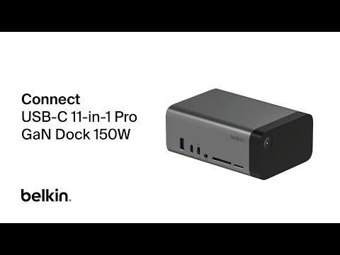 【最終価格】Belkin USB-C 11-in-1 Pro GaN dock Amazon.com: Belkin USB-C Hub, 11-in-1 Pro GaN Dock 150W
