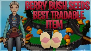 Skyblock Berry Bush Seed Farm  the BEST tradable item in SkyBlock by Jecafl