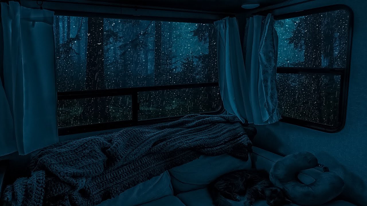 10 Hours 🌧️ Sleep Better with ASMR Rain Sounds - Relaxing Rainfall in a ...
