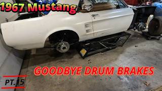 I Finally Upgraded My 1967 Mustang to 4-Wheel Disc Brakes!