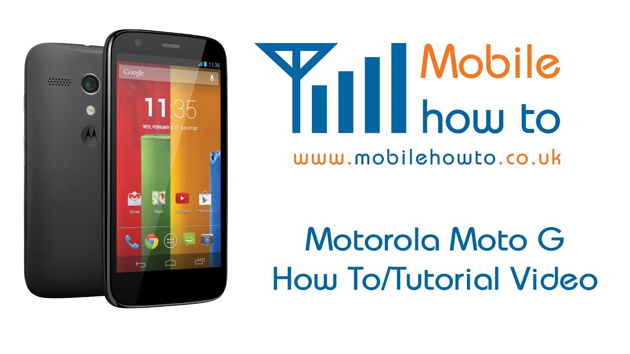 How To Turn On & Off - Motorola Moto G - YouTube