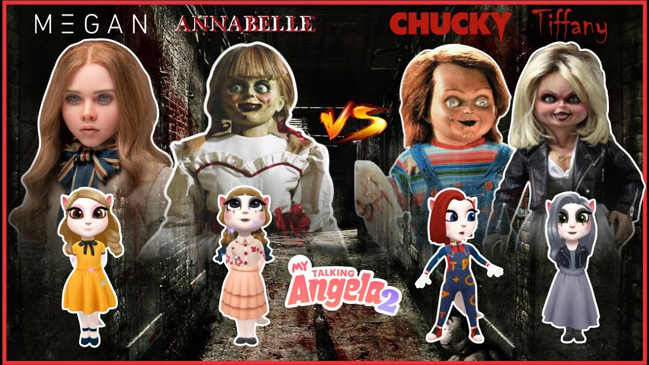 My Talking Angela 2 New Challenge Gameplay M3gan And Annabelle Vs 