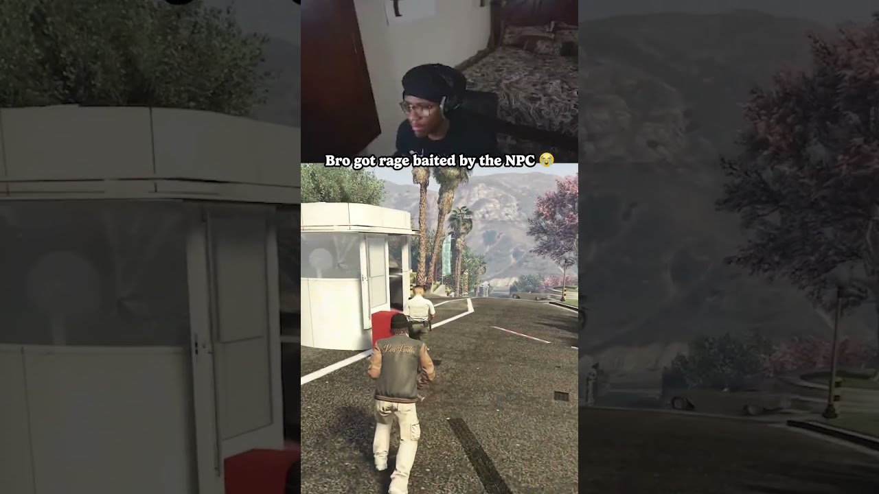 How To Get Rage Baited By A NPC 😭 #youtubeshorts #gta