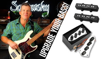 Upgrade your bass with the SADOWSKY Preamp & Noise Cancelling J-Pickups! | w. Andy Irvine