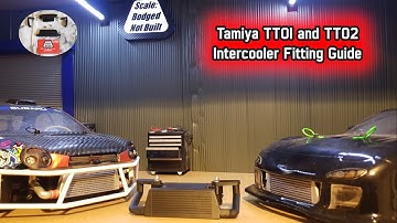 Custom 3D Printed Tamiya TT01 TT02 Intercooler Kit Fitting Guide