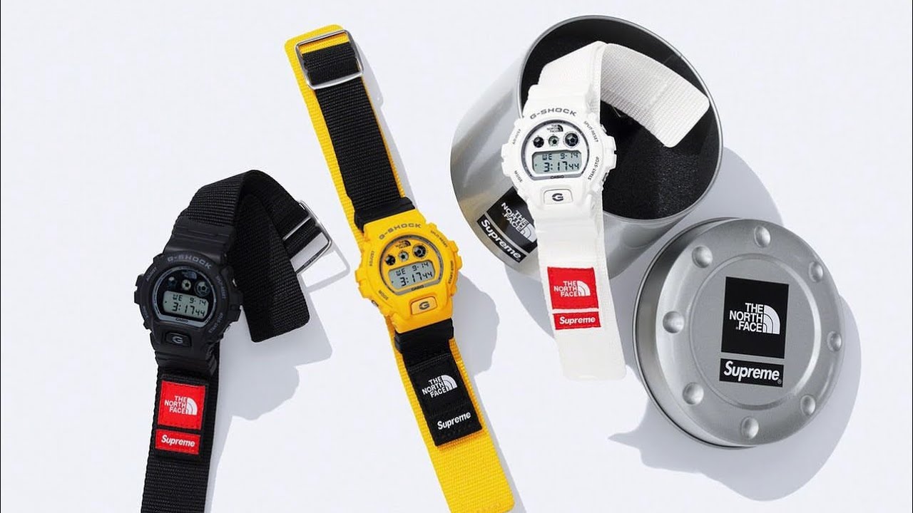 Supreme x North Face G shock AW22 Week 13 - YouTube