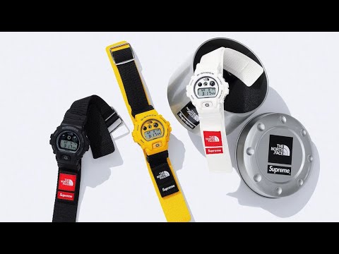 Supreme x North Face G shock AW22 Week 13 - YouTube