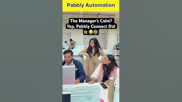 Title:The Manager’s Calm? Yep, Pabbly Connect Did It 😌⚙️#shorts #trending #funny #relatable