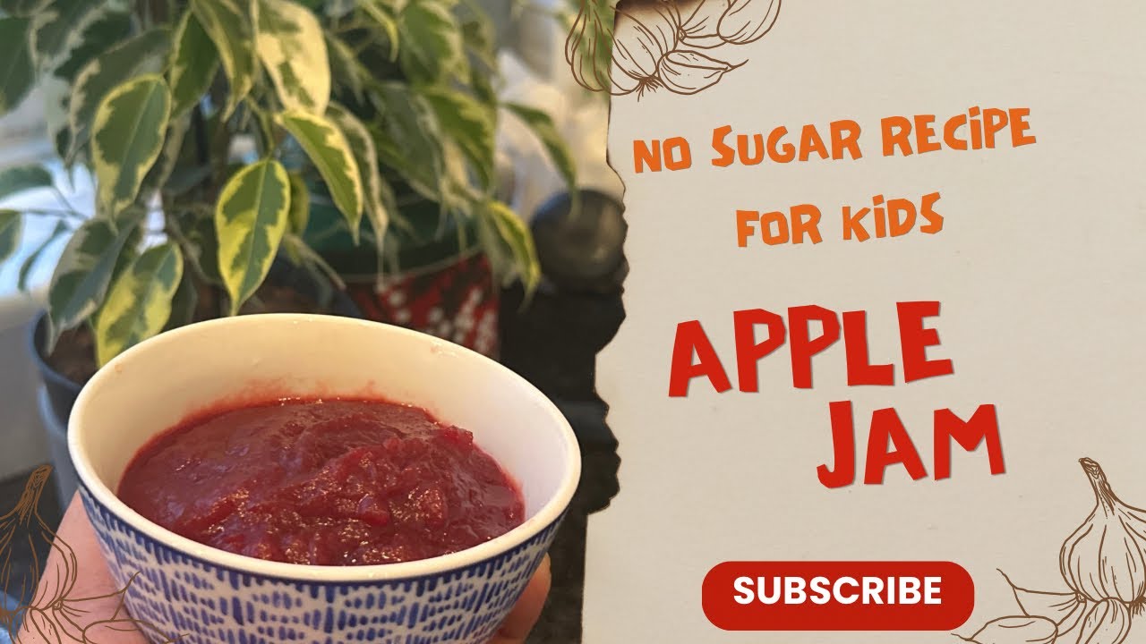 NO Added Sugar Apple Jam That Kids Love