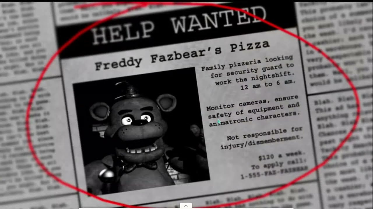 Playing fnaf part 2