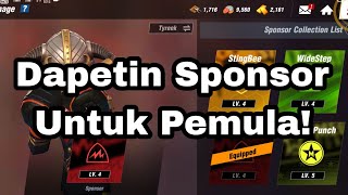 CARA DAPETIN SPONSOR UNTUK PEMULA!! Boxing Star screenshot 1