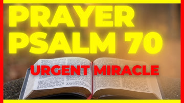 Prayer of Confidence and Overcoming Inspired by Psalm 70  Finding Hope in the Midst of Adversity