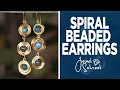 Spiral Beaded Earrings | Jewelry 101