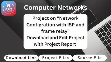 Network configurations with ISP and frame relay With download Link and Editing Guide | A2IT Online