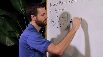 Finding a Logarithms Expression in Term of Sums or Differences of Logarithms