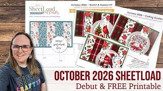 October 2026 SheetLoad of Cards | Debut & FREE Cardmaking Printable #suysoct2026