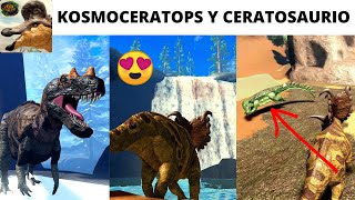 KOSMOCERATOPS SUERTUDO Y CERATOSAURUS INVERNAL  PRIOR EXTINCTION ROBLOX  GAMEPLAY ESPAÑOL 2021