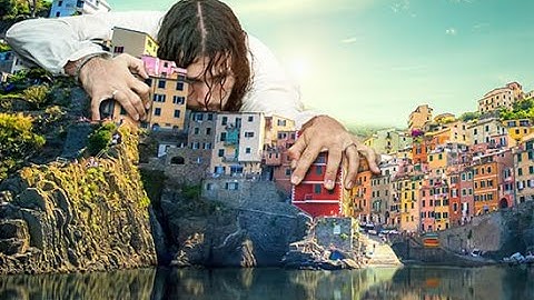 How to Make a Fantasy Photo Manipulation - Walking in the Clouds - Photoshop manipulation tutorials