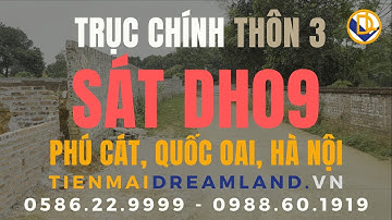 ĐẦU TƯ ĐẤT NỀN HÒA LẠC | 244m2 thôn 3, Phú Cát, Quốc Oai