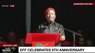 EFF 9th anniversary| Julius Malema addressing members