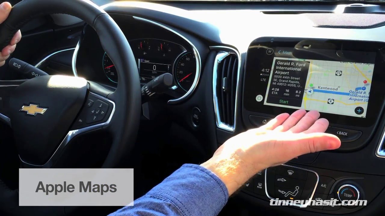 Using Apple CarPlay For Texts Maps Music 2016 Malibu YouTube