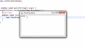 Java swing GUI tutorial #14: JTextArea