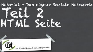 Netorial Teil 2 - Die HTML-Seite