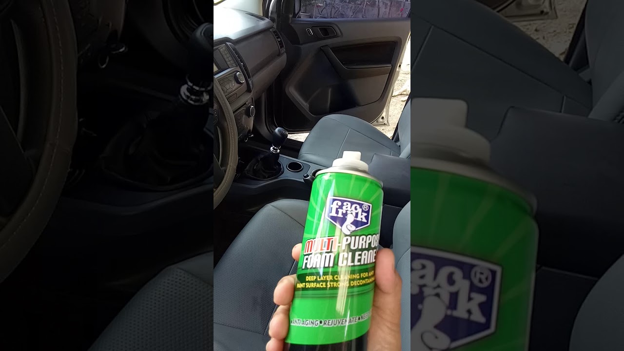 Play time with multi purpose foam car cleaner YouTube