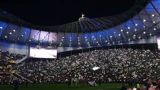 tottenham stadium opening | song "oh when the spurs go marching in"