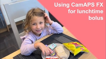 Using CamAPS FX for lunchtime bolus